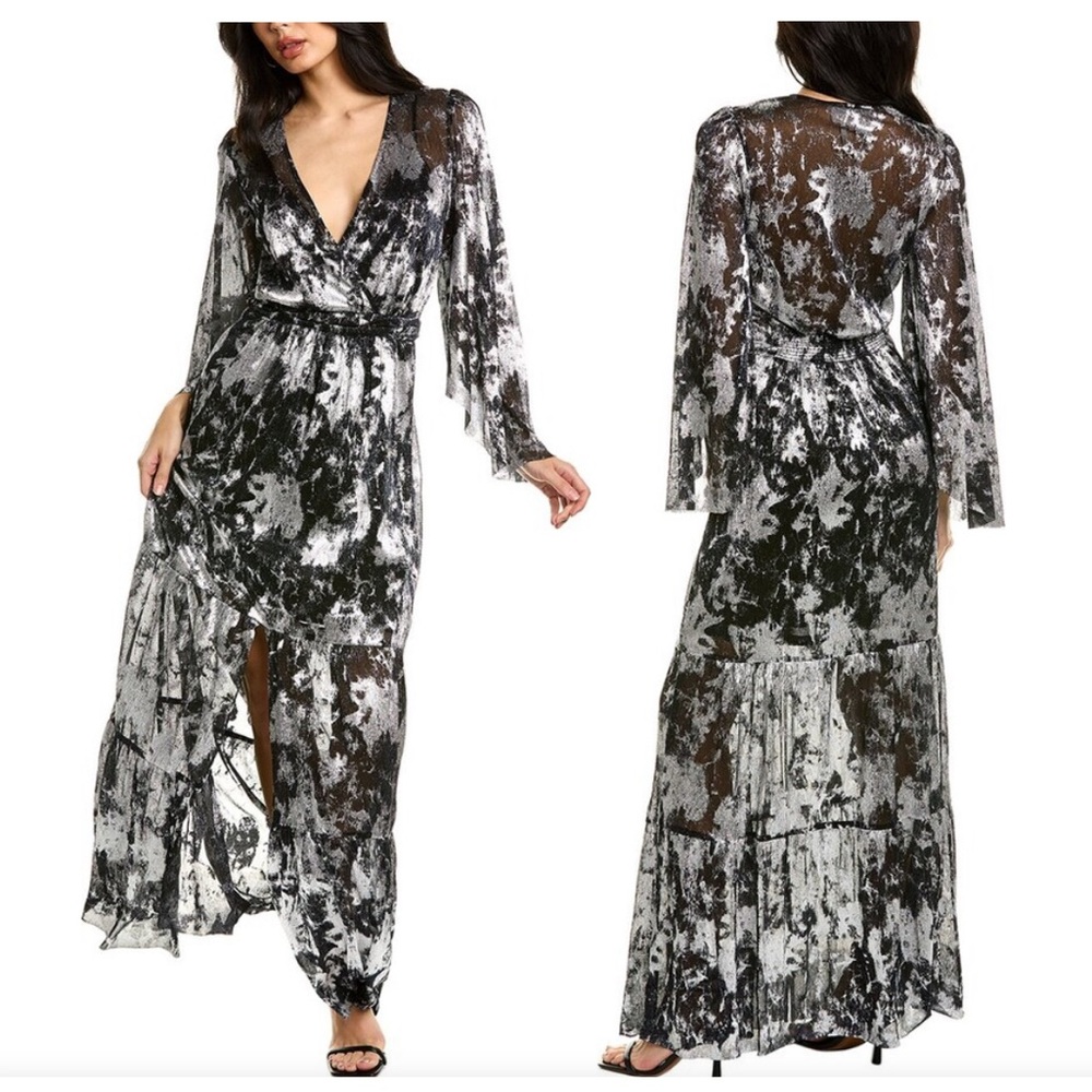 BA&SH Surplice Maxi Dress